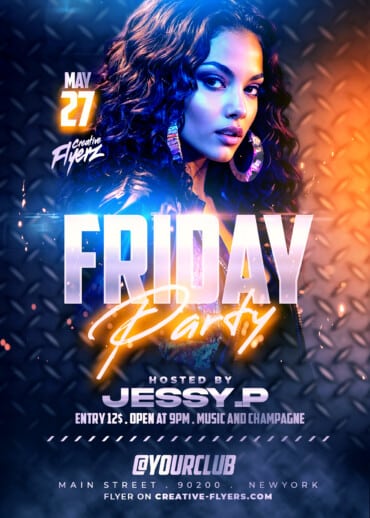 Nightclub Party Flyer Design