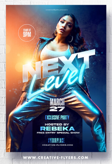 Night club flyer design