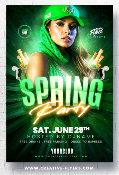 Nightclub Spring Party Flyer