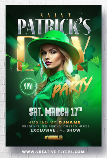 Photoshop St. Patrick's Day template