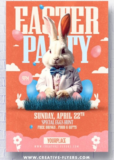 Easter Template PSD
