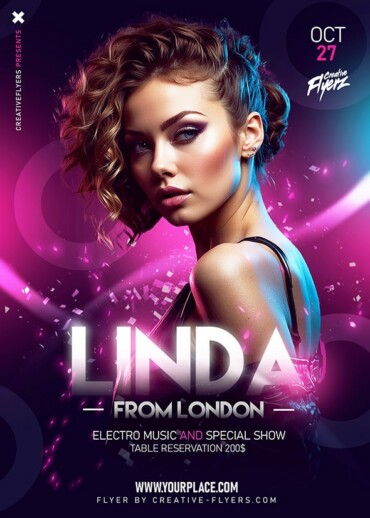 Electro Dj Flyer Template