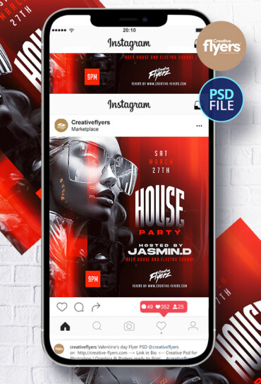 House Party Flyer Design 375 (3) House Party Flyer Design