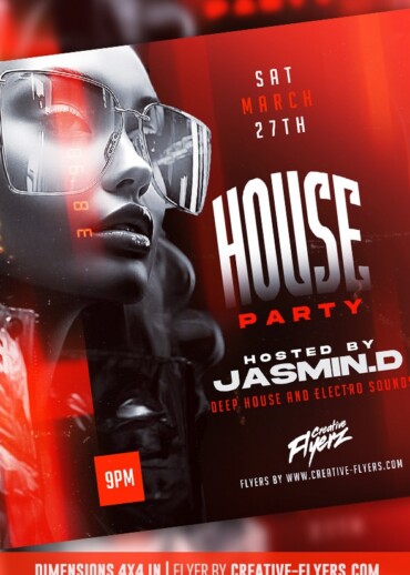 House Party Flyer Design