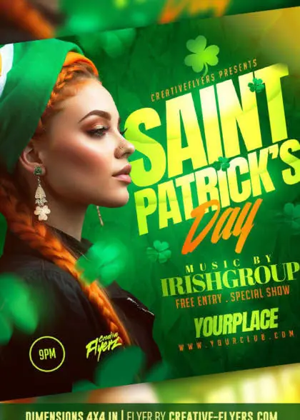 St Patrick's Day Flyer to download