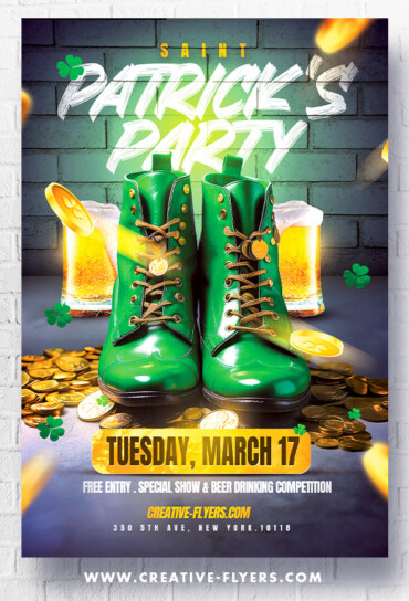 Saint Patrick's Party Flyer