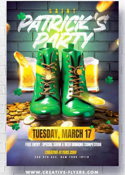 Saint Patrick's Party Flyer