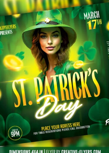 St Patrick's Day Flyer