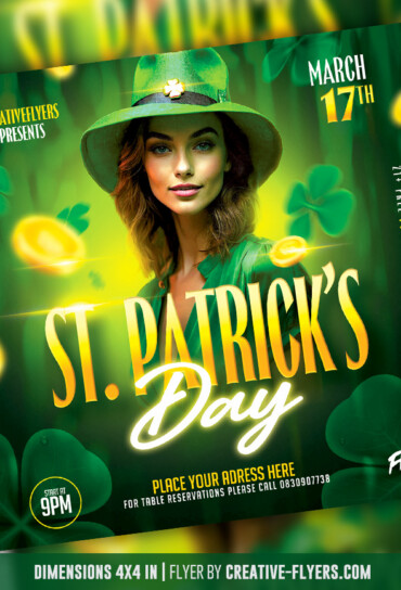 St Patrick's Day Flyer