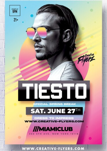 Summer Club Party Flyer