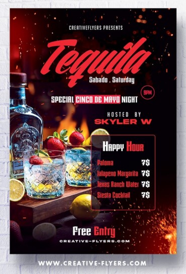 Tequila Party Flyer