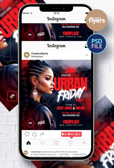 Urban Party Flyer for Nightclub (4)