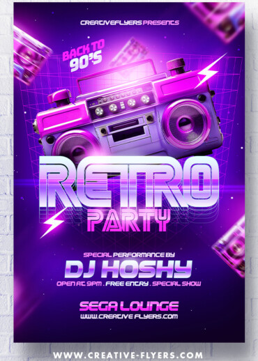 Retro Flyer Template