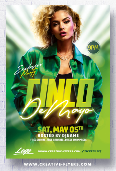 Cinco De Mayo Party Flyer