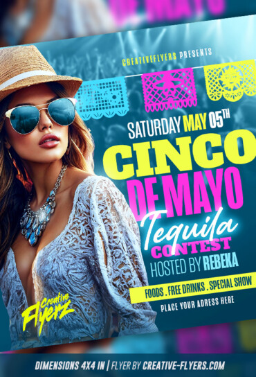 Cinco De Mayo Party Flyer