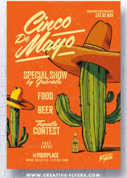 Creative Poster for Cinco de Mayo