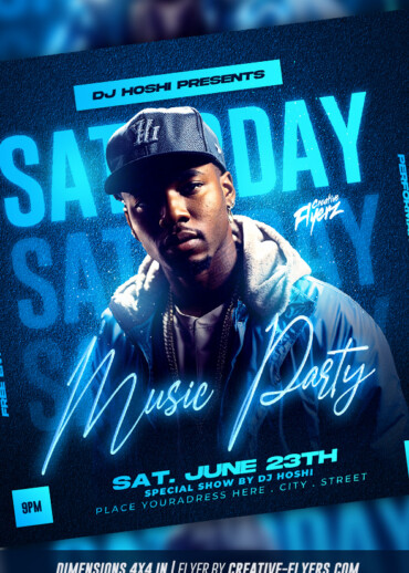 Editable Cub Flyer PSD