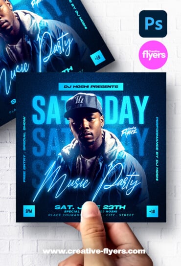 Editable Cub Flyer PSD