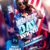 Memorial Day Party flyer