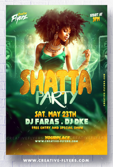 Flyer for Shatta Party