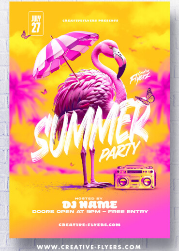 Customizable Summer Flyer