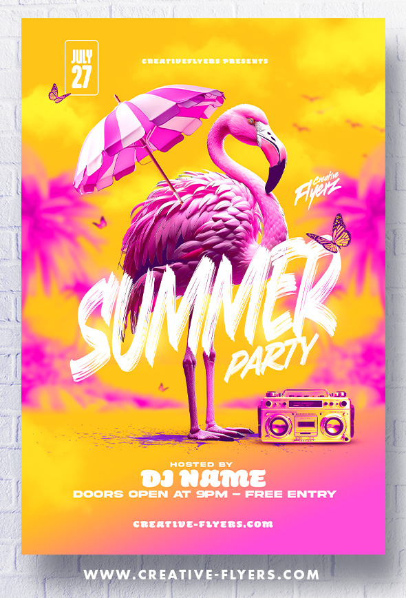 Customizable Summer Flyer