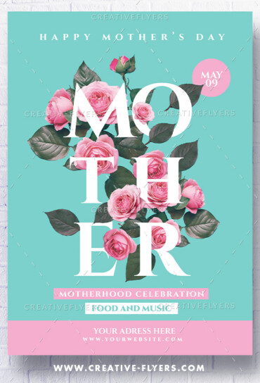 Mothers Day Flyer Template