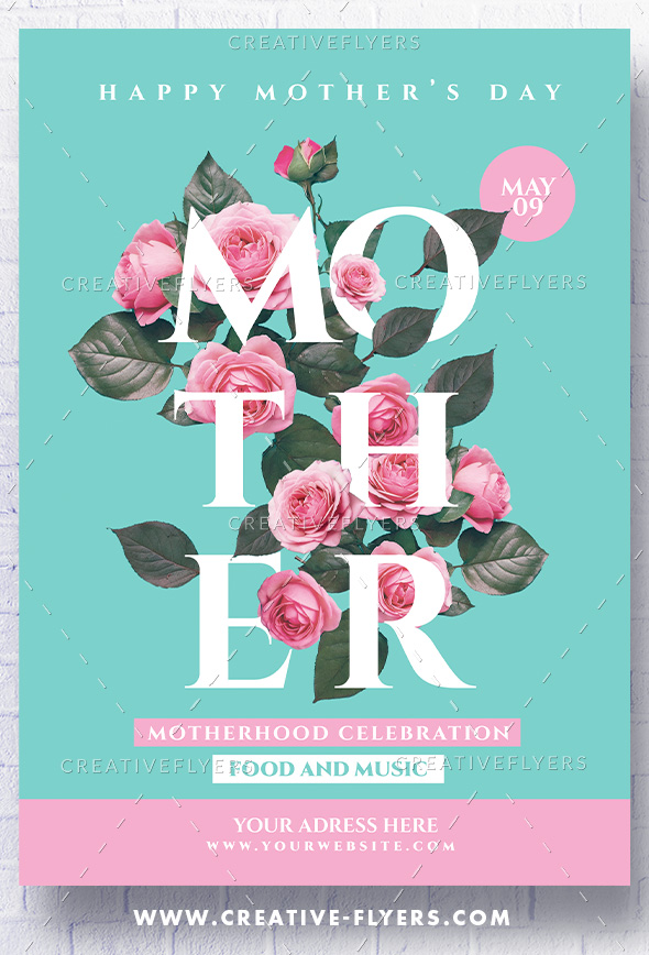 Mothers Day Flyer Template