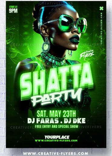 shatta Party flyer