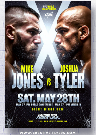 MMA Sport Flyer Template
