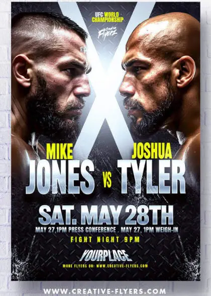 MMA Sport Flyer Template