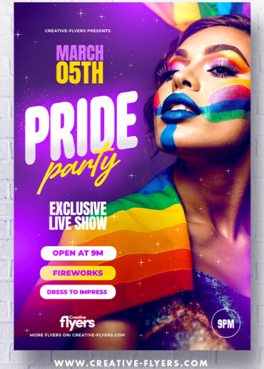 Pride Party Flyer