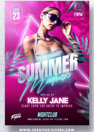 Summer Madness Party Flyer