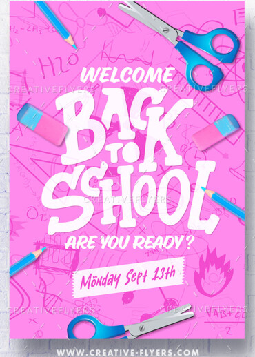 Back to School Greeting Poster