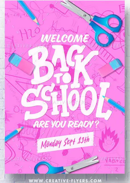 Back to School Greeting Poster