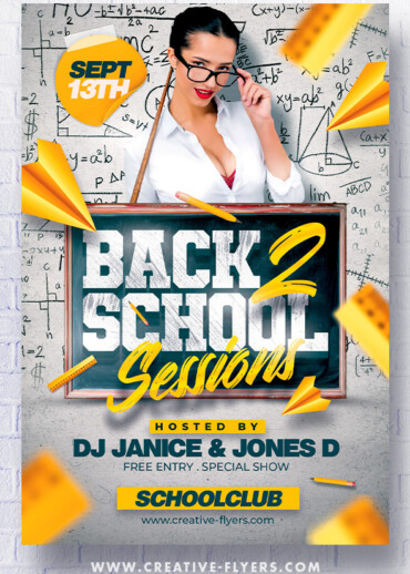 Back to School Sessions Flyer