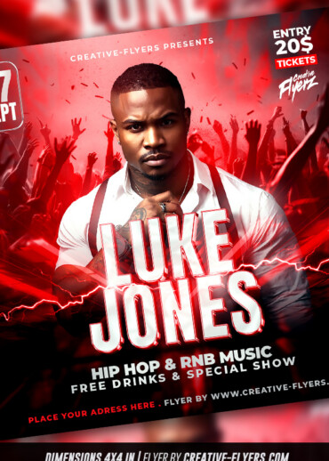 Guest Artist Flyer Template