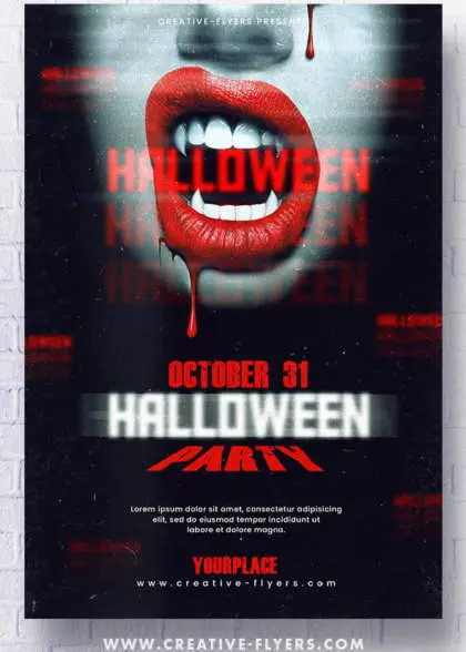 Halloween Party Flyer