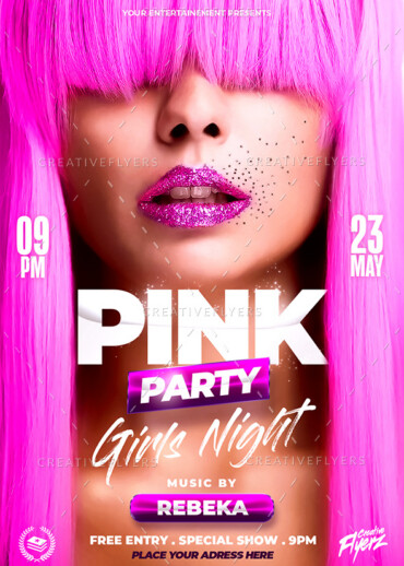 Pink Party Flyer