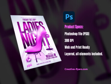 ladies night flyer (2) ladies night design to download
