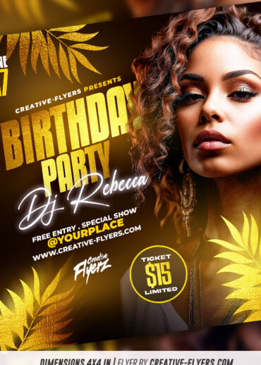 Birthday Party Flyer