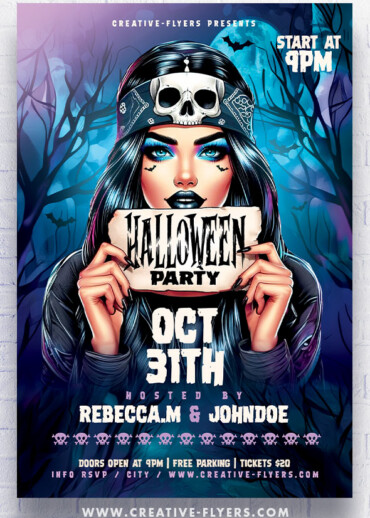 Poster for a Halloween party