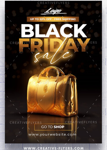 Black Friday PSD flyer