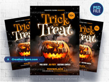 Halloween Flyer And Poster2 Sppoky Hallwoween Template