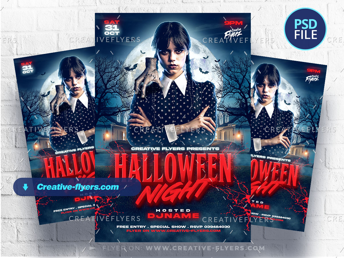 Halloween Party Flyer Halloween Flyer template