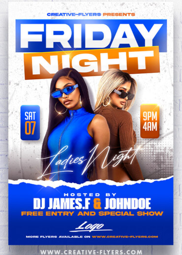 Ladies Friday Night Flyer