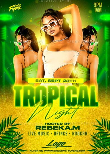 Tropical night template