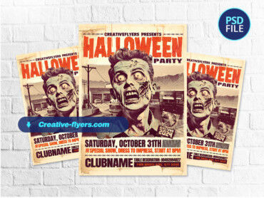 1950s Halloween Flyer (2) 1950s Halloween Flyer