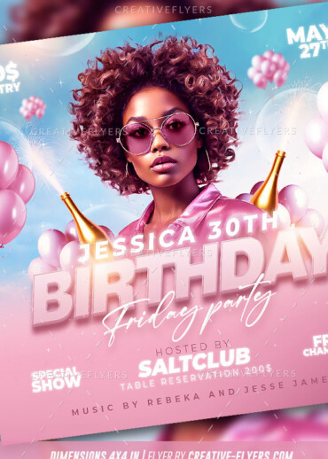 Birthday flyer