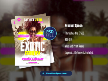 Exoctic Summer Party Flyer (3)